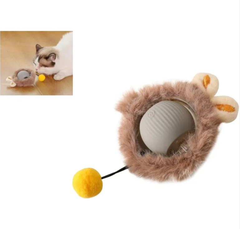 interactive rolling cat ball toy